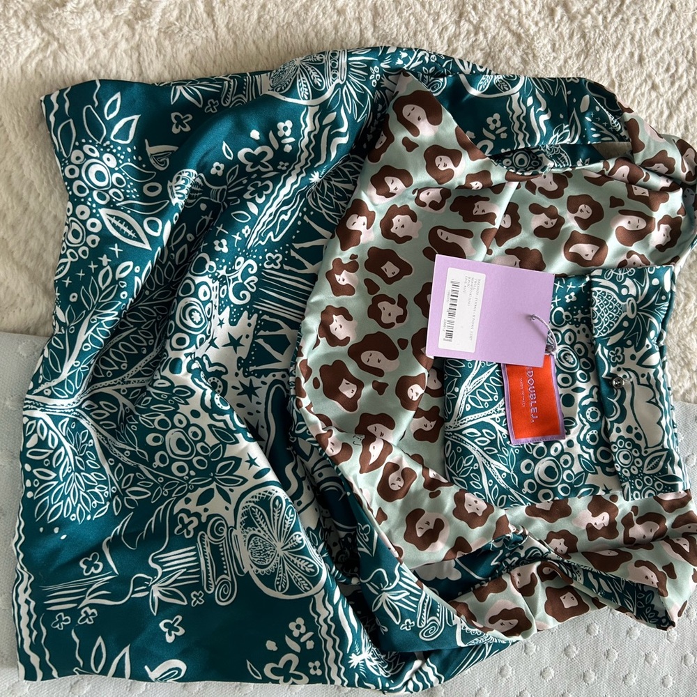LA DoubleJ twill shopping bag